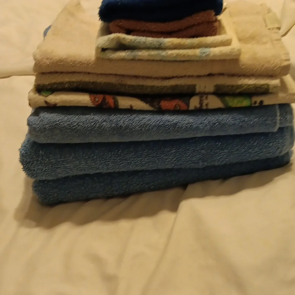 Blue Bath Towel